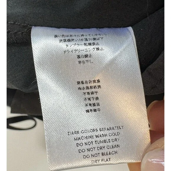 Gentle Herd Black Pocket Taper Cotton Blend Ankle Pants Women Small - Picture 9 of 9